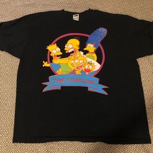 The Simpsons Black T-shirt